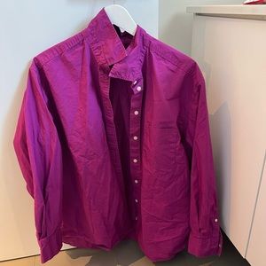 Gap “Big Shirt” in magenta.